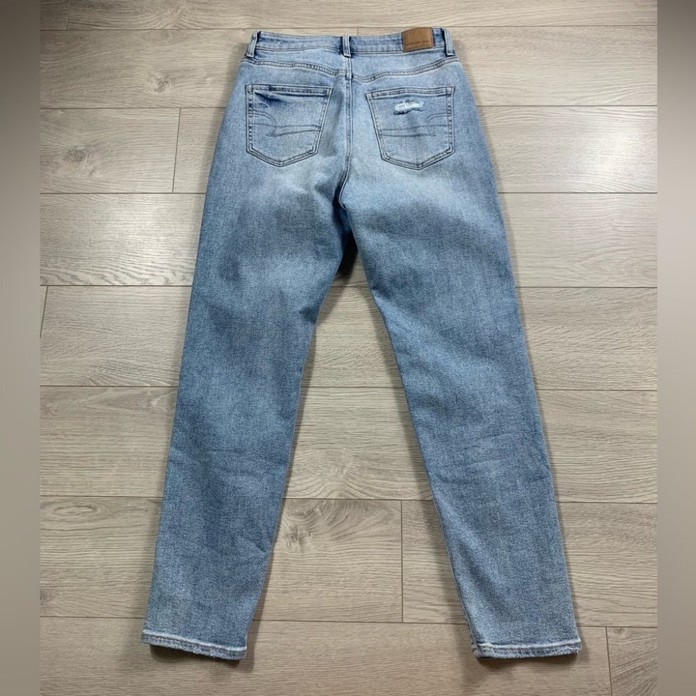American Eagle AE Distressed High Rise Mom Jeans - Picture 3 of 13